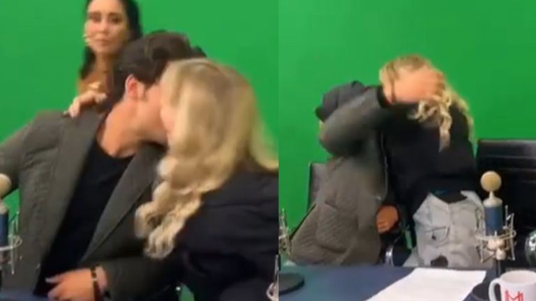 Shanik le robó un beso a Emmanuel