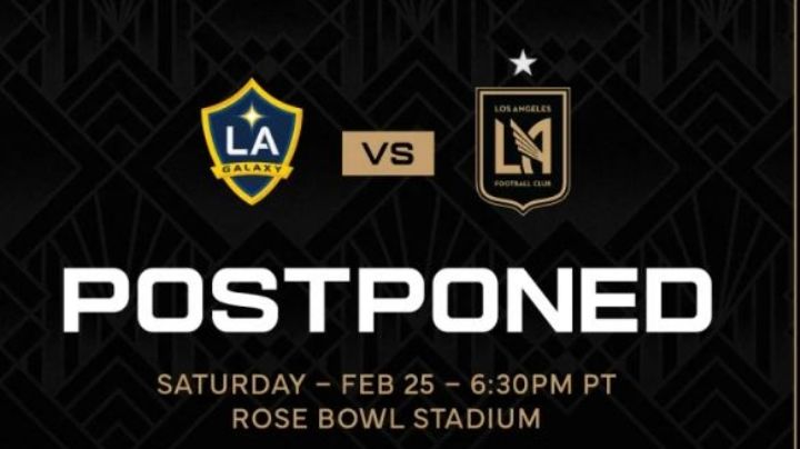 Por seguridad, la MLS pospone el Galaxy vs Los Angeles FC que se iba a jugar este sábado
