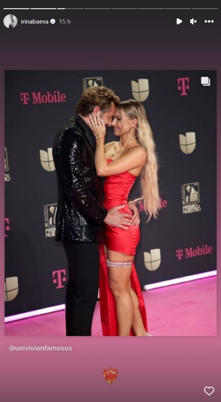 Irina presumió a Gabriel en sus redes