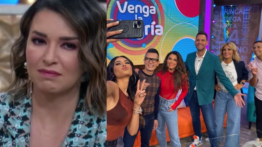 Pleito en TV Azteca: Laura G exhibe "vibra rara" en foro de 'VLA' ¿por culpa de Mauricio Barcelata?