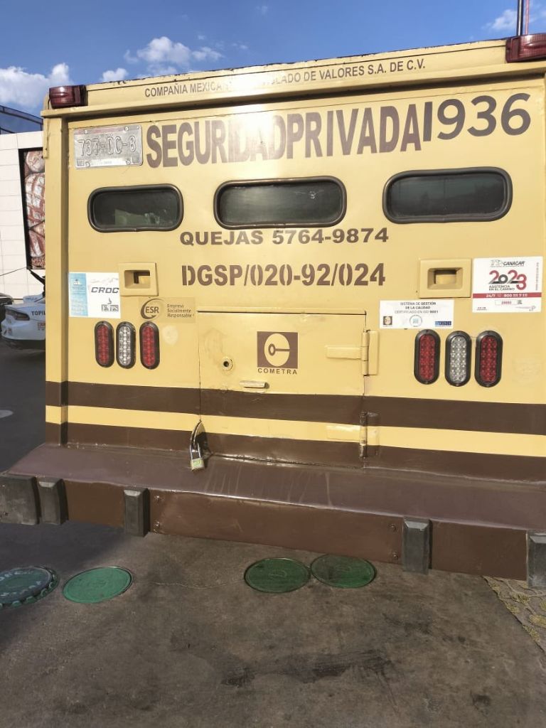 Asalto a camioneta de valores en Tlalpan