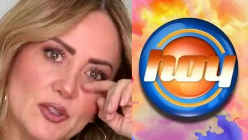 Tragedia en Televisa: Andrea Legarreta llega ahogada en llanto a 'Hoy' y da desgarradora noticia