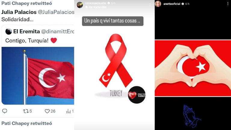 Famosos se solidarizaron con Turquía