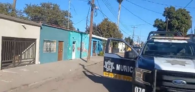 Balacera en la colonia Constitución de Ciudad Obregón moviliza a las autoridades. Foto: Facebook