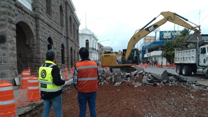 Obras de la Serdán ‘paralizan’ a Gobierno municipal; evacuan palacio en Guaymas