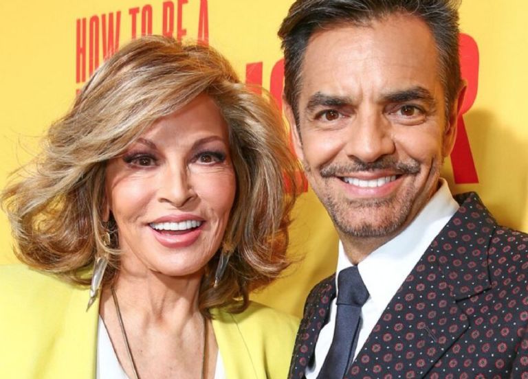 Raquel Welch y Eugenio Derbez
