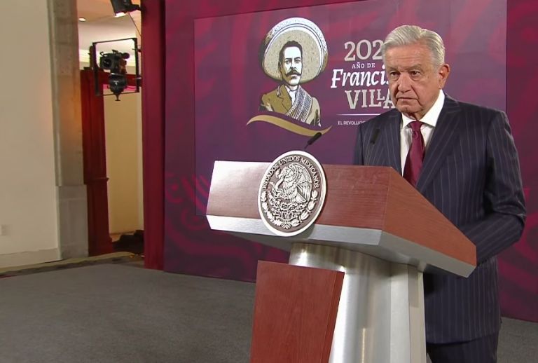 En la imagen, el presidente AMLO en su tradicional conferencia matutina. Foto: Gobierno de México