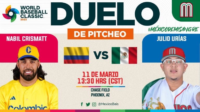 México vs Colombia EN VIVO: Minuto a minuto del debut de la novena tricolor en el Clásico Mundial de Beisbol