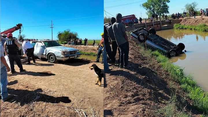 Fallecen seis personas tras caer a un canal de riego en el municipio de Navojoa