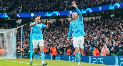 Haaland brilla con 'manita' en goleada del Manchester City sobre el Leipzig en Champions League