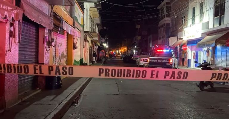 Acordonan el sitio del crimen