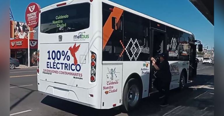 Autobuses eléctricos son puestos a prueba por calles de Ciudad Obregón