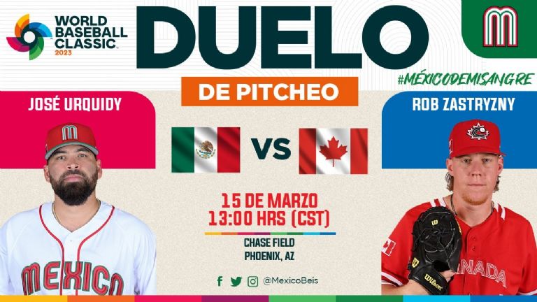 México vs Canadá EN VIVO: Hora y dónde ver a la novena mexicana en el Clásico Mundial de Beisbol