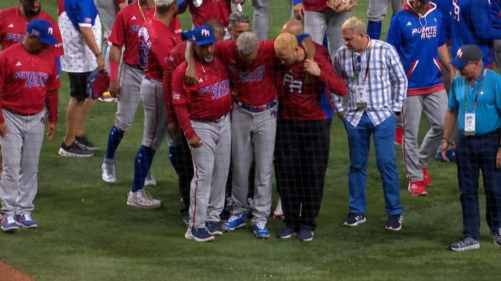 VIDEO: Lanzador de Puerto Rico se lesiona en el festejo y es baja para el partido contra México