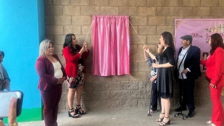 Asignan nombre a jardín de niños 'Maestra Judith Maldonado Gutiérrez', ubicado en el fraccionamiento Niza