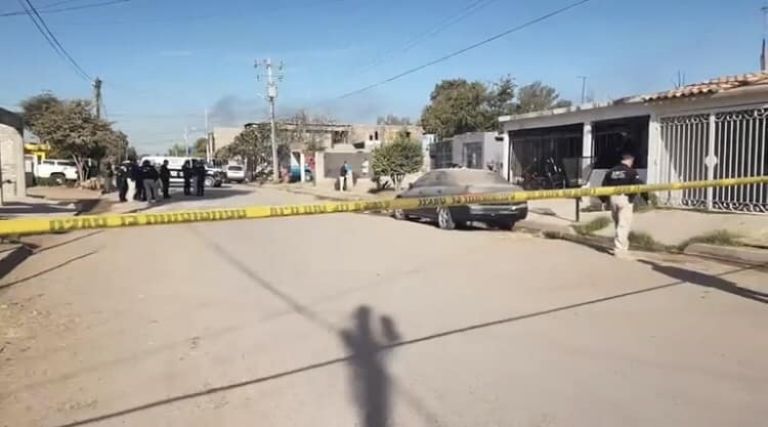 Autoridades se movilizaron por una balacera en Ciudad Obregón. Foto: Facebook