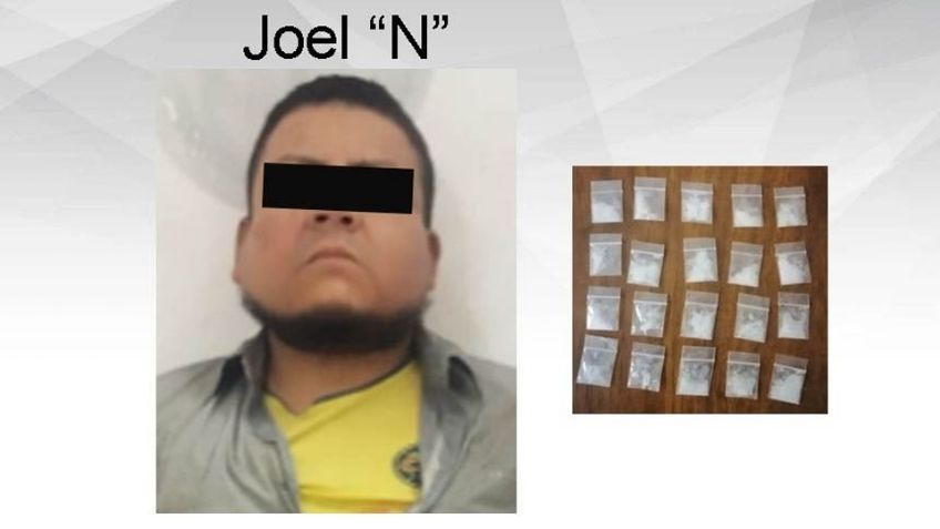 Tras persecución y balacera con policías, capturan a Joel en Morelos; llevaba dosis de 'crystal'