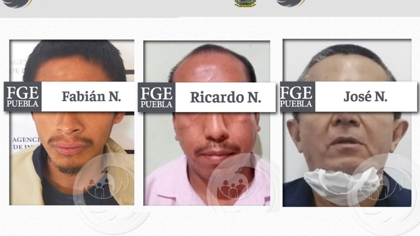 A prisión Ricardo, Fabián y José por abuso en Puebla; uno ultrajó a su hija menor de edad