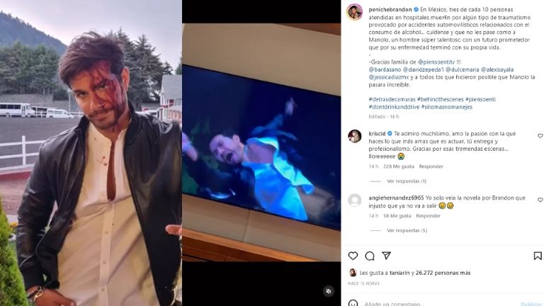 Brandon compartió un desgarrador mensaje