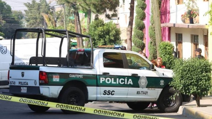 Tras robar camioneta a barrendero de Tlalpan se desata persecución y cae sujeto con arma de fuego