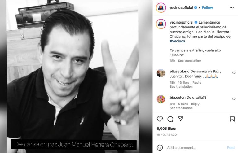 Instagram @vecinosoficial