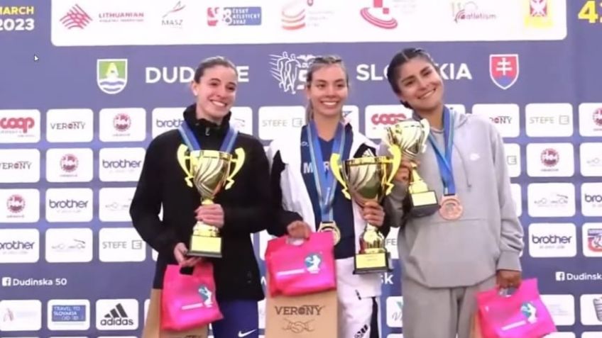 Alegna González gana en marcha 20 Km en Eslovaquia y registra marca mínima para JO París 2024