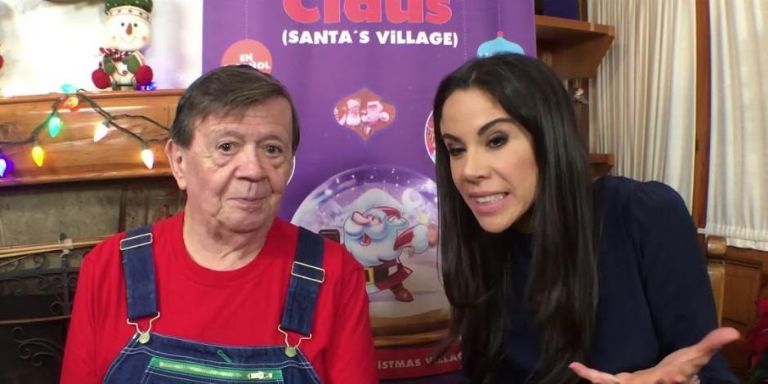 Paola Rojas da el 'último adiós' a 'Chabelo'. Foto: Internet