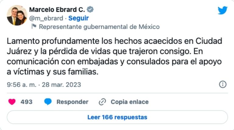 Tuit Marcelo Ebrard   