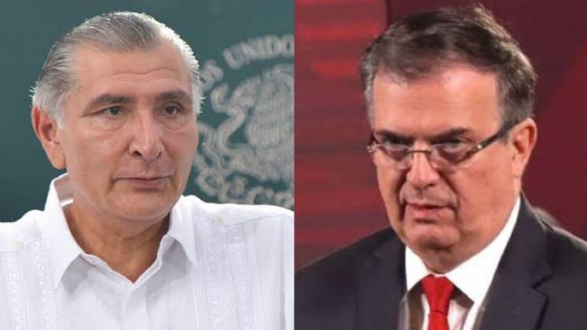 Mientras Adán Augusto se 'lava las manos' por incendio en Ciudad Juárez, Ebrard habla de las elecciones