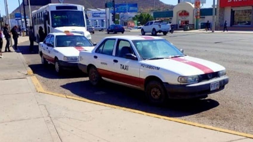 Taxis sin rotulación oficial en Guaymas serán resguardados, advierte delegación del IMTE