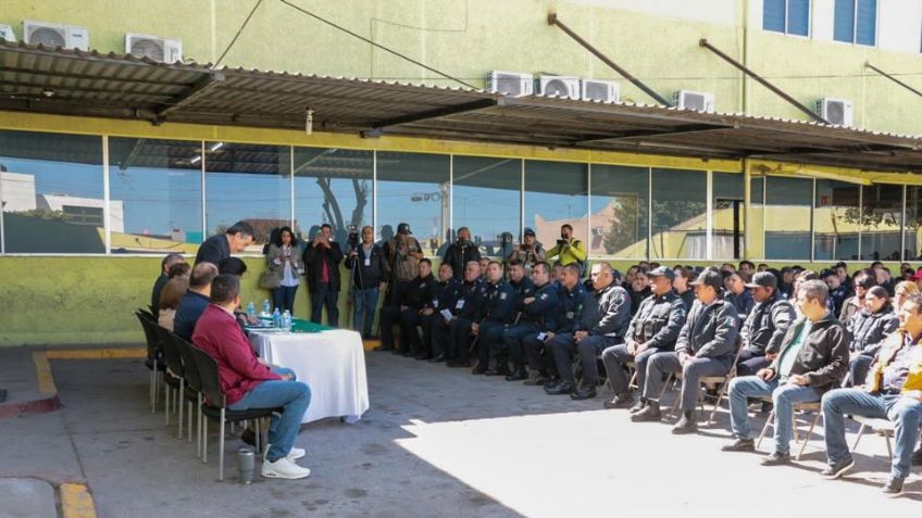 Cajeme: Lamarque Cano se reúne a puerta cerrada con policías municipales
