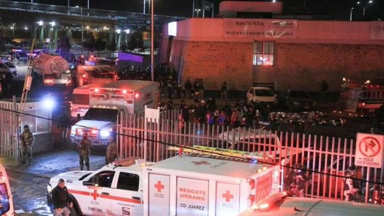 Incendio Ciudad Juárez 