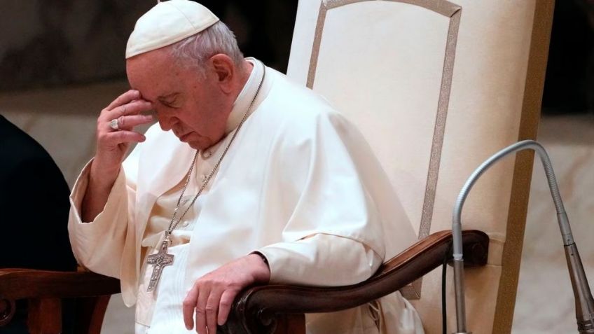 Tras ser internado, revelan el verdadero estado del Papa Francisco; se ausentaría en Semana Santa
