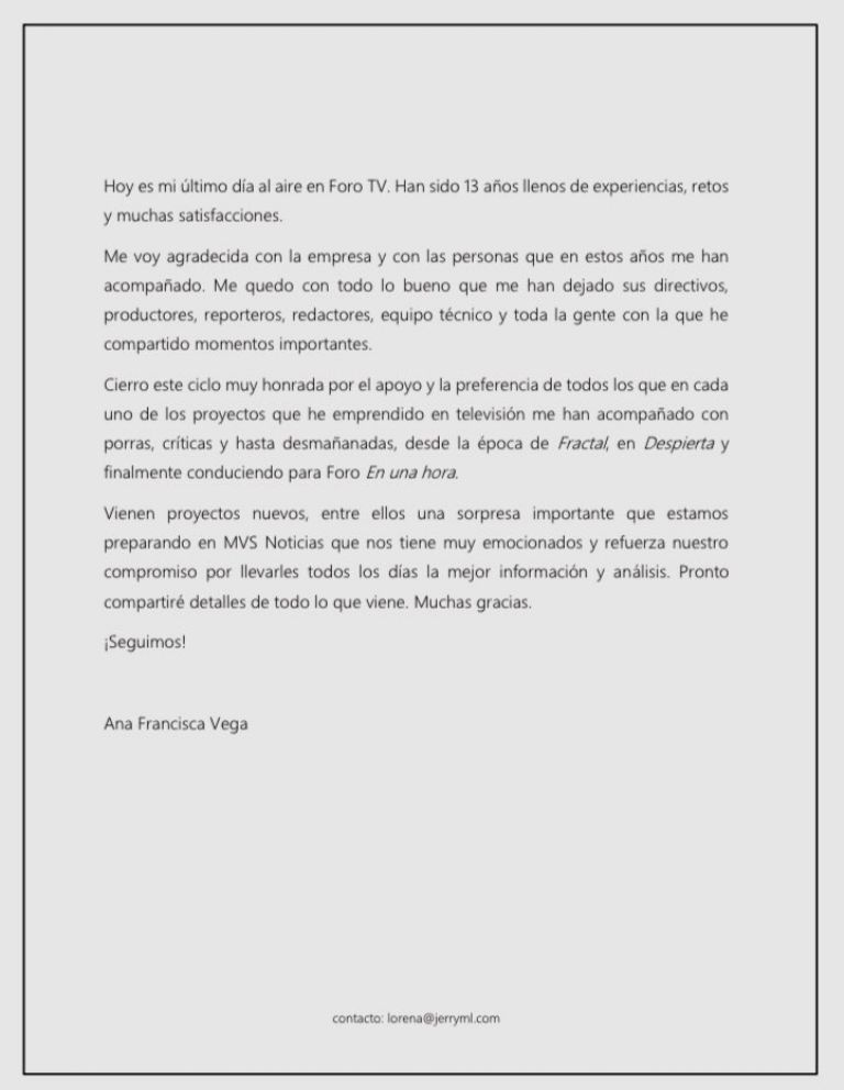 Comunicado de prensa 