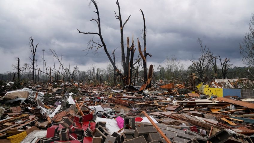 VIDEOS: Tornado devasta a Little Rock, Arkansas; reportan víctimas masivas y más de 600 heridos
