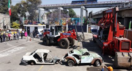 Ya son más de 800 autos chatarra los que se han mandado al corralón en la CDMX