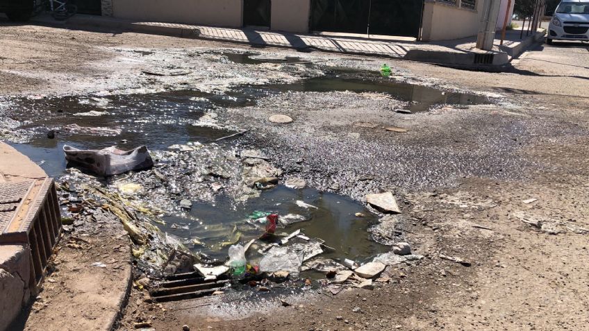 Ciudad Obregón: Vecinos de la colonia las Fuentes presentan problemas con el alcantarillado