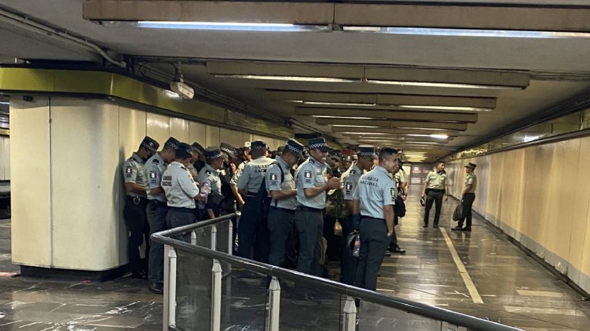 Claudia Sheinbaum destaca trabajo de la GN en el Metro y anuncia más presupuesto