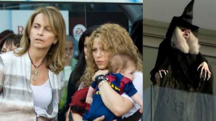 Shakira hace 'las paces' con sus suegros: Quita la bruja que los 'asustaba' desde su balcón