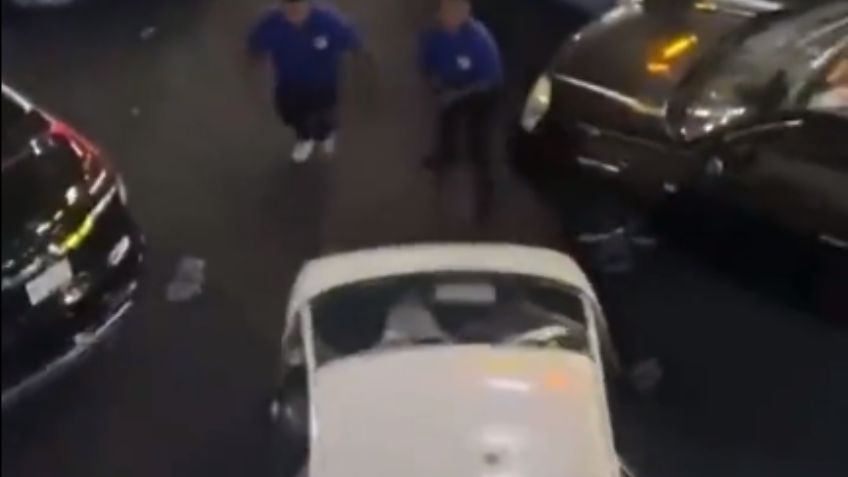 (VIDEO) Chofer fue agredido por Valet Parking en estacionamiento de Coyoacán