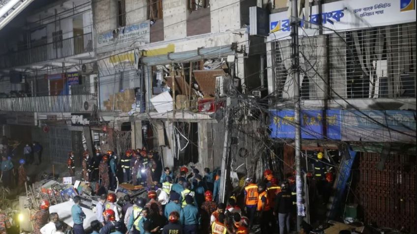 Bangladesh: Gran explosión en edificio comercial deja un saldo de 17 muertos y 120 heridos