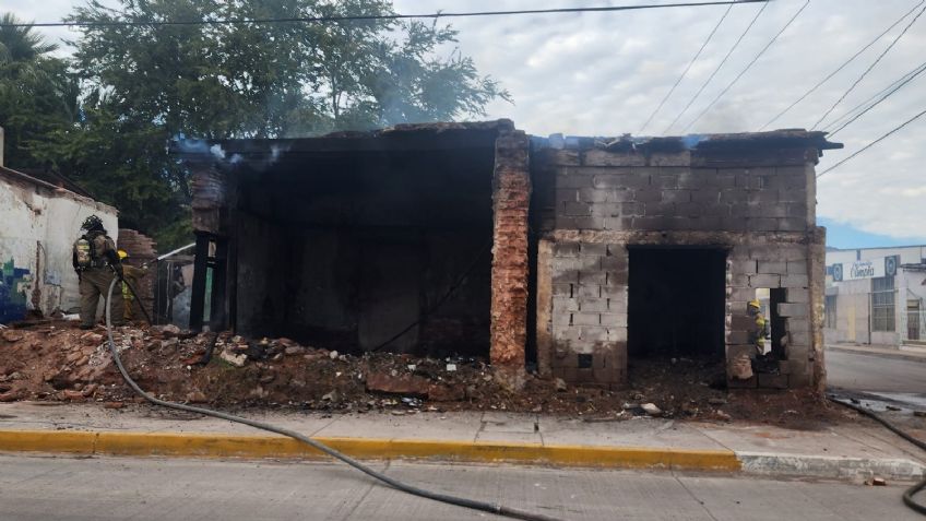 Indigentes han provocado incendios en casas abandonadas; ponen en riesgo a familias en Guaymas