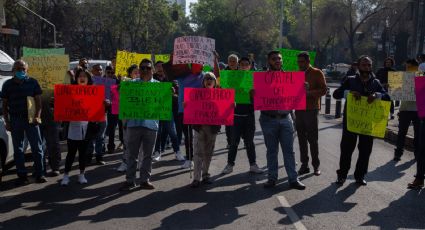 Cártel de Transporte: Clausuran de manera simbólica oficinas de Semovi en la CDMX