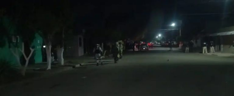 Autoridades se movilizan por una balacera en Ciudad Obregón, Sonora. Foto: Facebook