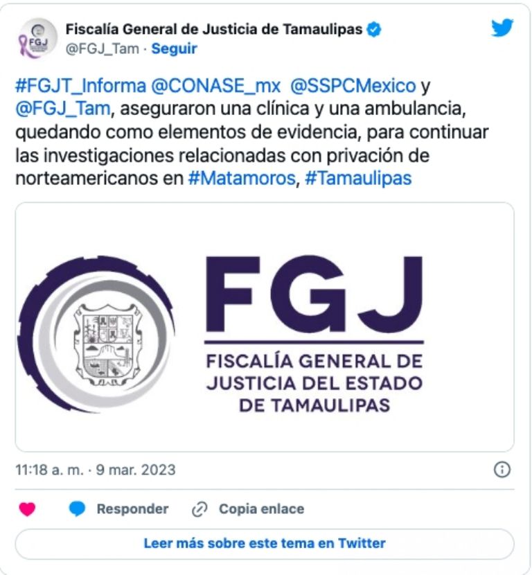 Fiscalía de Tamaulipas 