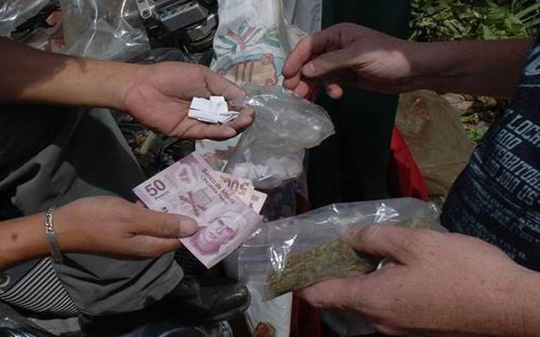 Venta de drogas en la CDMX