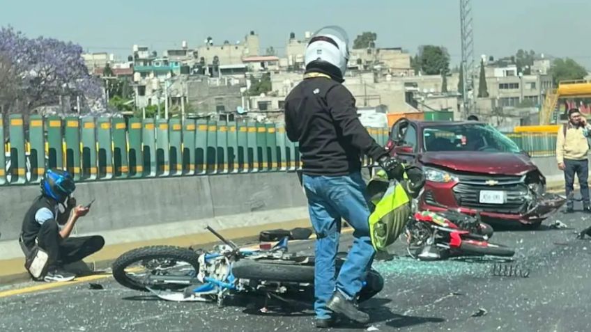 Se reporta fuerte accidente en la carretera México Puebla; caos con dirección a la CDMX