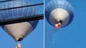 Fuertes imágenes: Globo aerostático se incendia y desploma en Teotihuacán; hay al menos dos muertos