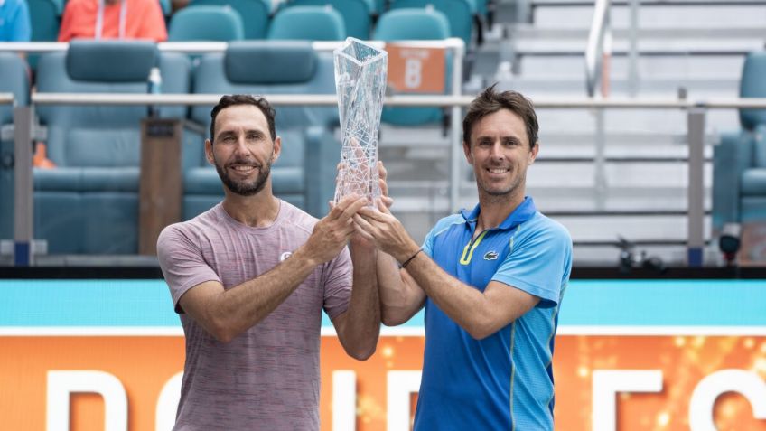 ¡Festeja el tenis mexicano! Santiago González se proclama campeón de dobles en el Miami Open