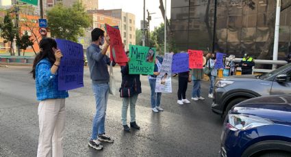 Exigen justicia por el pequeño Isaac Matías de cinco años y bloquean la Glorieta de los Insurgentes